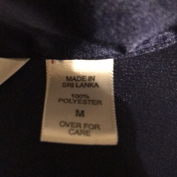 Victoria’s Secret- navy blue sleep shirt; button closure in the front - size M - Picture 6 of 6